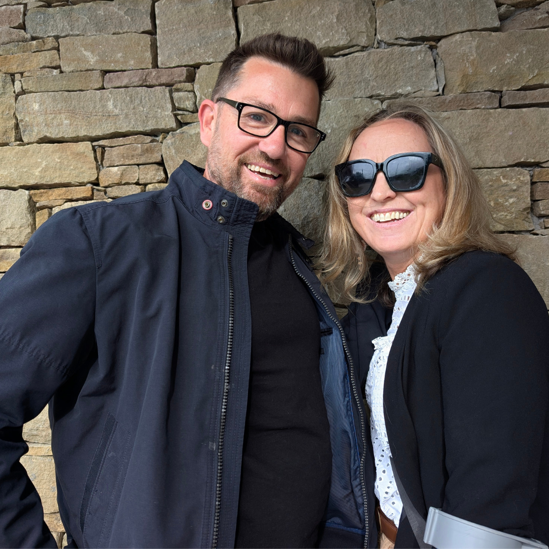 Marie O' Regan and her husband first night out for belated husbands birthday